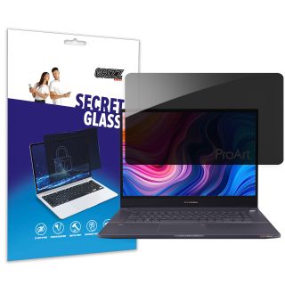 GrizzGlass SecretGlass laptop 13,3" univerzális betekintésgátló kijelzővédő üvegfólia