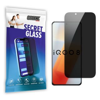 GrizzGlass SecretGlass Vivo iQOO 8 5G betekintésgátló kijelzővédő üvegfólia