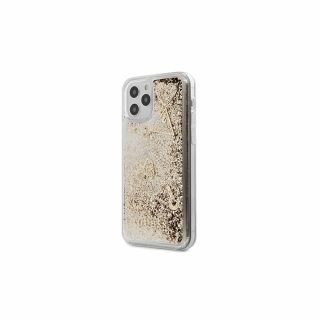Guess Glitter Charms iPhone 12 mini kemény tok - arany