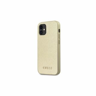 Guess Iridescent iPhone 12 mini bőr tok - arany