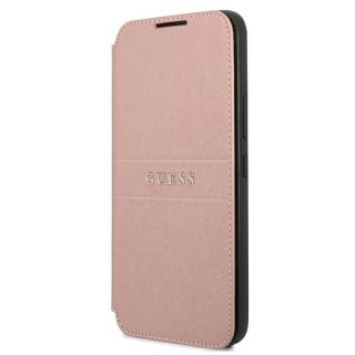 Guess GUBKS22MPSASBPI Samsung Galaxy S22+ Plus kinyitható hátlap tok - rózsaszín