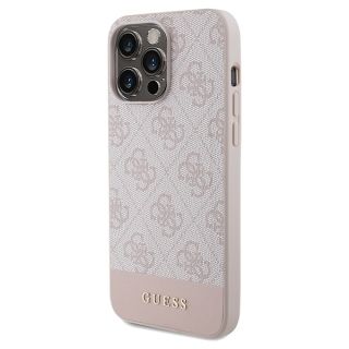 Guess GUHCP14XG4GLPI iPhone 14 Pro Max bőr hátlap tok - rózsaszín