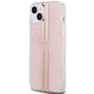 Guess GUHCP15MH4PSEGP iPhone 14 Plus / 15 Plus kemény hátlap tok - rózsaszín