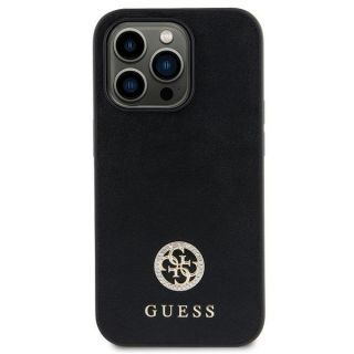 Guess GUHCP15MPS4DGPK iPhone 14 Plus / 15 Plus szilikon hátlap tok - fekete