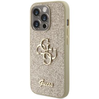 Guess GUHCP15XHG4SGD iPhone 15 Pro Max szilikon hátlap tok - arany