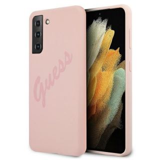 Guess GUHCS21MLSVSPI Samsung Galaxy S21+ Plus kemény hátlap tok - rózsaszín