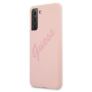 Guess GUHCS21MLSVSPI Samsung Galaxy S21+ Plus kemény hátlap tok - rózsaszín