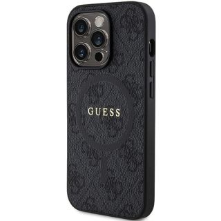 Guess GUHMP14XG4GFRK MagSafe iPhone 14 Pro Max bőr hátlap tok - fekete