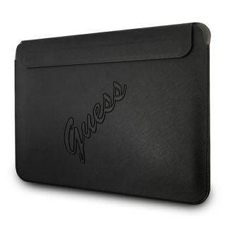 Guess Sleeve GUCS13PUSASBK laptop 13" bőr becsúsztathatós tok - fekete