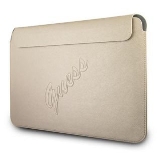 Guess Sleeve GUCS13PUSASLG laptop 13" bőr becsúsztathatós tok - arany