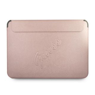 Guess Sleeve GUCS13PUSASPI laptop 13" bőr becsúsztathatós tok - rózsaszín
