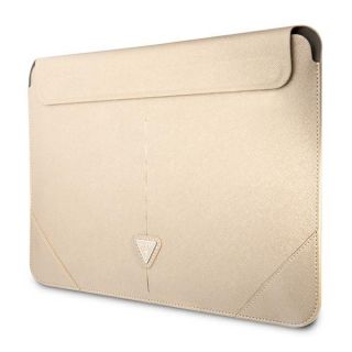 Guess Saffiano GUCS14PSATLE laptop 13" / 14" bőr becsúsztathatós tok - bézs