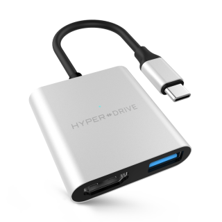 HyperDrive 3in1 USB-C Hub 4K HDMI - ezüst