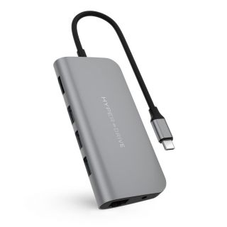 HyperDrive POWER 9in1 USB-C Hub - asztroszürke