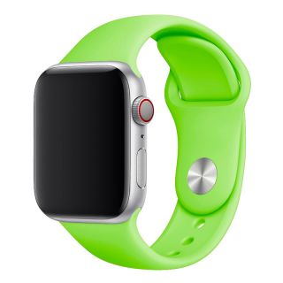 iKi Apple Watch 45mm / 44mm / 42mm / Ultra 49mm Sport szilikon szíj - zöld