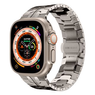 iKi Apple Watch Ultra 49mm Titanium fém szíj - titán