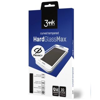 A 3mk HardGlass Max Privacy iPhone 13 mini teljes kijelzővédő üveg betekintésgátló szűrővel bevont kristálytiszta modellje biztosítja az éles képminőséget.