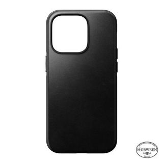 Nomad Modern Leather MagSafe iPhone 14 Pro bőr hátlap tok - fekete