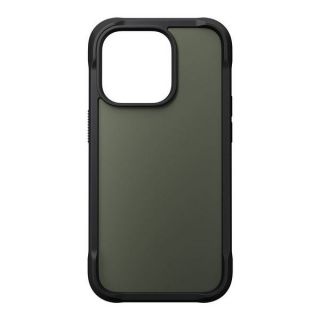 Nomad Protective MagSafe iPhone 14 Pro ütésálló szilikon hátlap tok - zöld