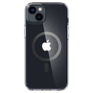 Spigen Ultra Hybrid MagSafe iPhone 14 Plus ütésálló szilikon hátlap tok - átlátszó