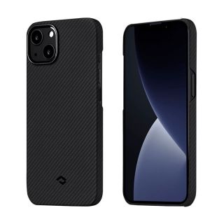 Pitaka Air Case iPhone 13 mini carbon hátlap tok - fekete/szürke