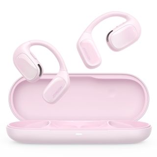 Joyroom Openfree JR-OE1 vezeték nélküli Bluetooth 5.3 fülhallgató + töltőtok - rózsaszín