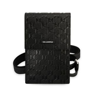 Karl Lagerfeld Bag KLWBSAMSMK telefonokhoz való univerzális becsúsztatható kézitáska - fekete