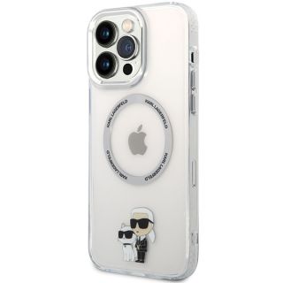 Karl Lagerfeld KKLHMP13XHNKCIT MagSafe iPhone 13 Pro Max kemény hátlap tok - átlátszó