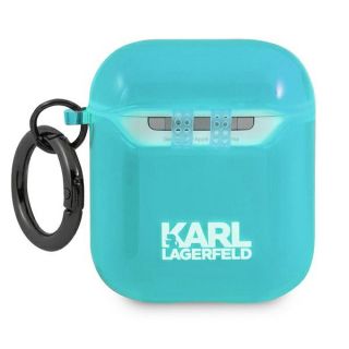 Karl Lagerfeld AirPods 1 / 2 kemény tok - kék