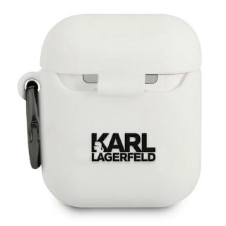 Karl Lagerfeld AirPods 1 / 2 szilikon tok - fehér