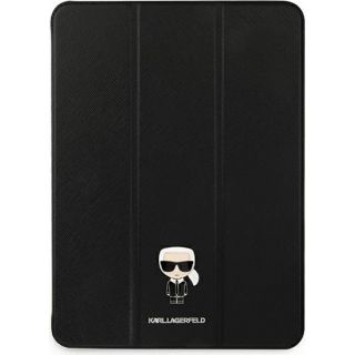 Karl Lagerfeld KLFC11OKMK iPad Pro 11" (2022/2021/2020) kinyitható bőr tok - fekete