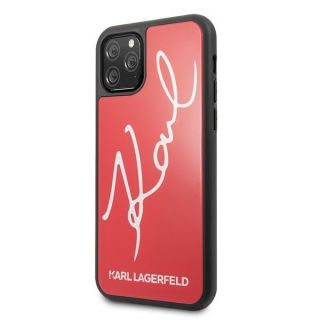Karl Lagerfeld KLHCN58DLKSRE iPhone 11 Pro kemény hátlap tok - piros