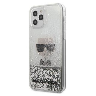 Karl Lagerfeld KLHCP12SGLIKSL iPhone 12 mini kemény hátlap tok - ezüst
