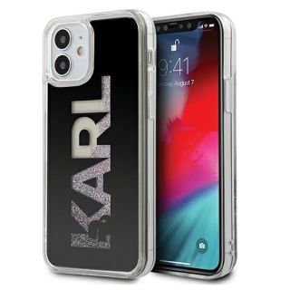 Karl Lagerfeld KLHCP12SKLMLBK iPhone 12 mini kemény hátlap tok - fekete