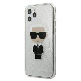 Karl Lagerfeld KLHCP12SPCUTRIKSL iPhone 12 mini kemény hátlap tok - ezüst