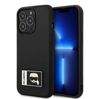 Karl Lagerfeld KLHCP13L3DKPK iPhone 13 Pro kemény hátlap tok - fekete