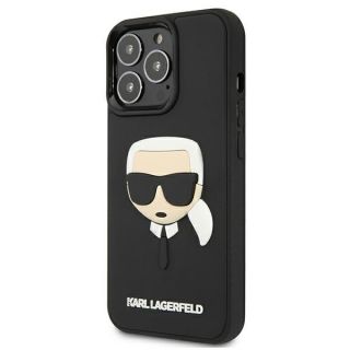 Karl Lagerfeld KLHCP13LKH3DBK iPhone 13 Pro kemény hátlap tok - fekete