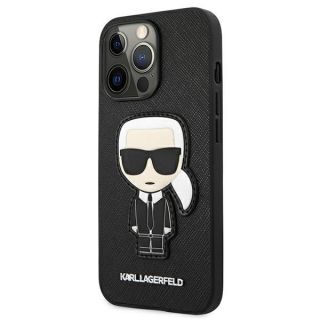 Karl Lagerfeld KLHCP13LOKPK iPhone 13 Pro kemény hátlap tok - fekete