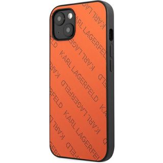 Karl Lagerfeld KLHCP13MPTLO iPhone 13 kemény hátlap tok - narancssárga