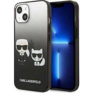 Karl Lagerfeld KLHCP13MTGKCK iPhone 13 kemény hátlap tok - fekete