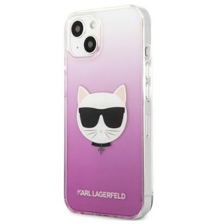 Karl Lagerfeld KLHCP13SCTRP iPhone 13 mini kemény hátlap tok - rózsaszín