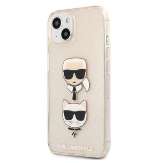 Karl Lagerfeld KLHCP13SKCTUGLGO iPhone 13 mini kemény hátlap tok - arany