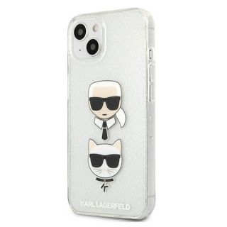 Karl Lagerfeld KLHCP13SKCTUGLS iPhone 13 mini kemény hátlap tok - ezüst