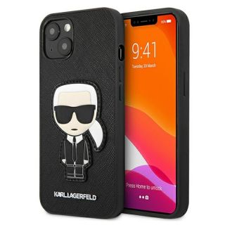 Karl Lagerfeld KLHCP13SOKPK iPhone 13 mini kemény hátlap tok - fekete