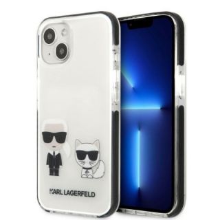 Karl Lagerfeld KLHCP13STPEKCW iPhone 13 mini szilikon hátlap tok - fehér