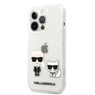 Karl Lagerfeld KLHCP13XCKTR iPhone 13 Pro Max hátlap tok - átlászó