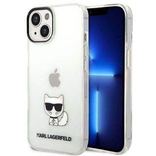 Karl Lagerfeld KLHCP14MCTTR iPhone 14 Plus szilikon hátlap tok - átlátszó