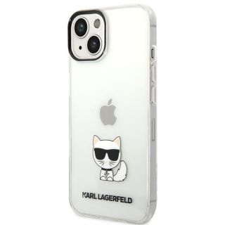 Karl Lagerfeld KLHCP14MCTTR iPhone 14 Plus szilikon hátlap tok - átlátszó