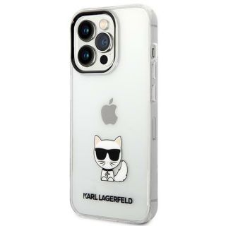 Karl Lagerfeld KLHCP14XCTTR iPhone 14 Pro Max szilikon hátlap tok - átlátszó