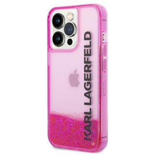 Karl Lagerfeld KLHCP14XLCKVF iPhone 14 Pro Max kemény hátlap tok - rózsaszín